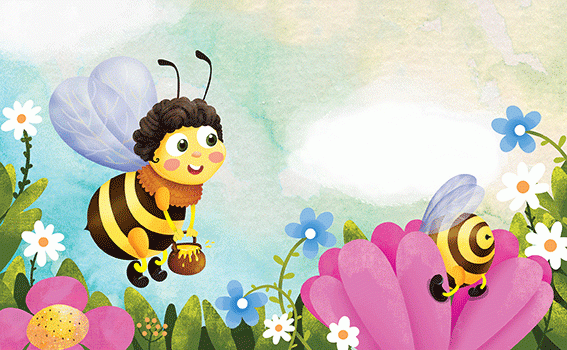 Illustration for the cover of a children's poetry book titled "Atal matal"